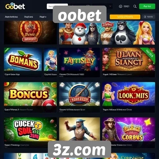 Jogos populares disponíveis no site Oobet